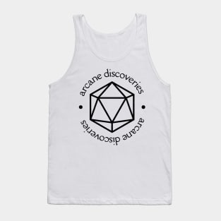 Arcane Discoveries Logo (Black) Tank Top